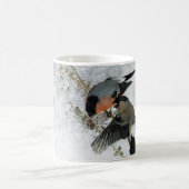 Vogel in Snow, Bruno Liljefors Kaffeetasse (Mittel)