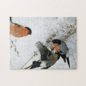 Vogel in Snow, Bruno Liljefors Puzzle (Horizontal)