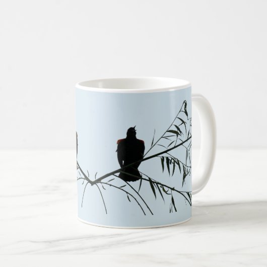 Vogel in Song Kaffeetasse (VorderseiteRechts)