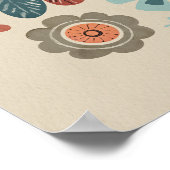 Vögel in Wäldern - Kuckuck in Bloom Folk Art Poster (Ecke)