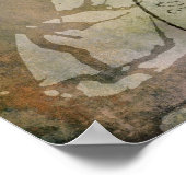 Vogel in Zweigstelle 2 Poster (Ecke)