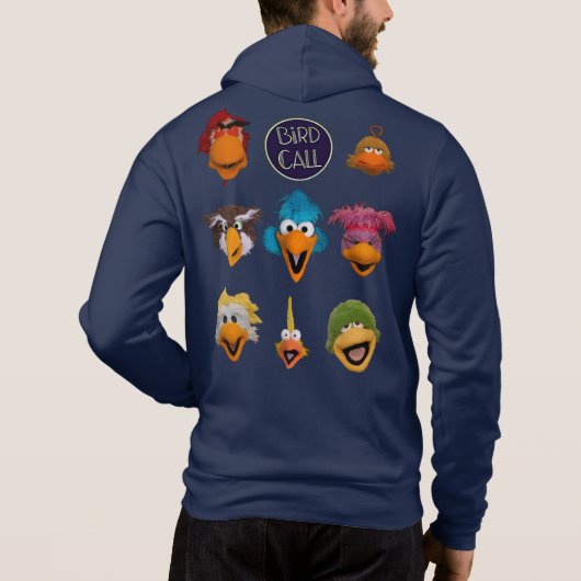 Vogel-Jacket mit Cast Hoodie (Rückseite)