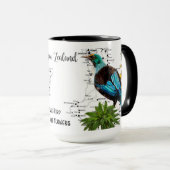 Vogel-Kaffee-Tasse Neuseelands gebürtige Tasse (VorderseiteRechts)