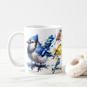 Vögel Kaffeetasse