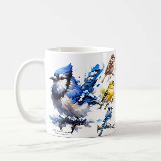 Vögel Kaffeetasse (Links)