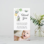 Vogel-Käfig danken Ihnen, Dankeskarte (Stehend Vorderseite)