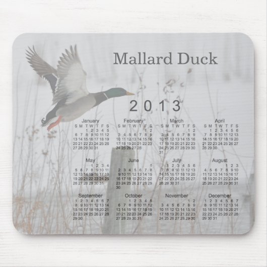 Vogel-Kalender 2013 Mousepad (Vorne)