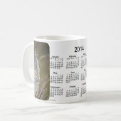 Vogel-Kalender-Kaffee-Tasse 2014 Kaffeetasse (Vorderseite Links)