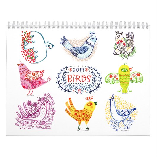 Vogel-Kalender Kalender (Titelbild)