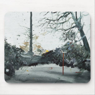 Vogel-Kasten Ohlsdorf Friedhof 2013 Mousepad