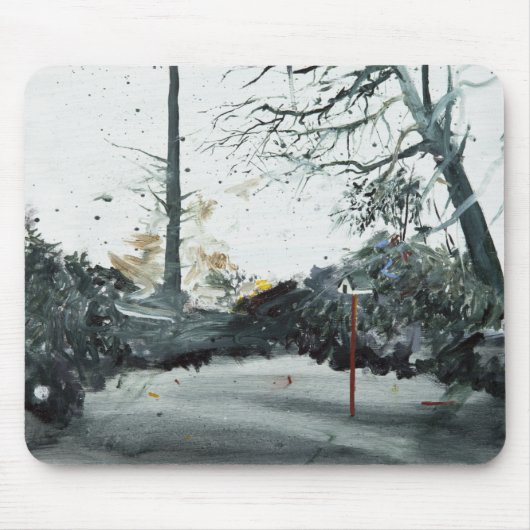 Vogel-Kasten Ohlsdorf Friedhof 2013 Mousepad (Vorne)