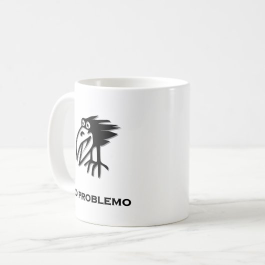 Vogel kein Problem Kaffeetasse (Vorderseite Links)