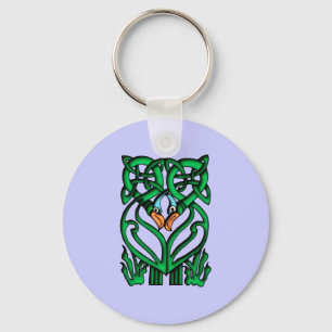 Vögel keltisch schlüsselanhänger