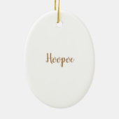 Vogel Keramik Ornament (Hinten)