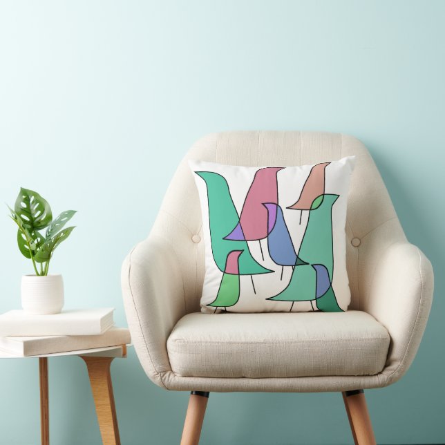 Vögel Kissen (Stuhl )