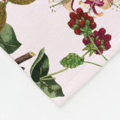 Vogel-Kolibri-Tier-BlumenFleece-Decke Fleecedecke (Ecke)