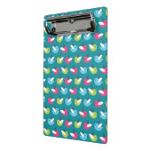 Vögel kopieren Blau Mini Klemmbrett (Gewinkelt2)