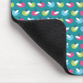 Vögel kopieren Blau Mousepad (Ecke)