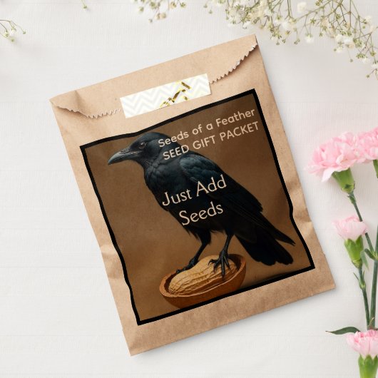 Vögel - Krähen Amsel Rabe Samen Packet Geschenktütchen (Versiegelt)