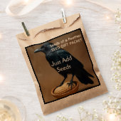 Vögel - Krähen Amsel Rabe Samen Packet Geschenktütchen (Ausgeschnitten)