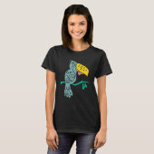 Vogel lächelnd Positiv T-Shirt (Vorne ganz)