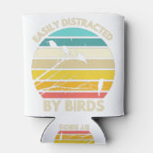 Vögel leicht von Vögeln abgelenkt Dosenkühler (Rückseite)