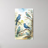 Vögel Leinwanddruck (Vorderseite)