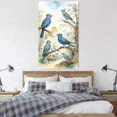 Vögel Leinwanddruck (Insitu (Schlafzimmer))