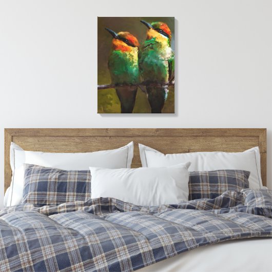 Vögel Leinwanddruck (Insitu (Schlafzimmer))
