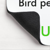Vogel-Leute sind Nuts! Mousepad (Ecke)