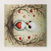 Vogel-Liebe 4 Puzzle (Horizontal)