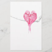 Vogel-Liebe Briefpapier (Vorderseite)