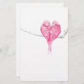 Vogel-Liebe Briefpapier (Vorne/Hinten)