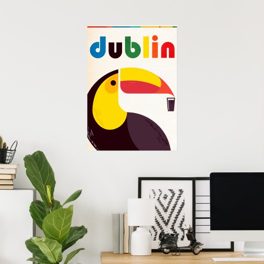 Vögel Liebe Guinness! Poster (Heimbüro)