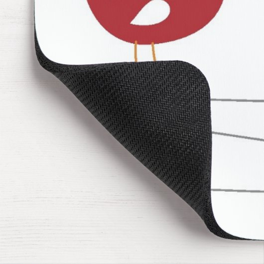 Vogel-Liebe-Karte Mousepad (Ecke)