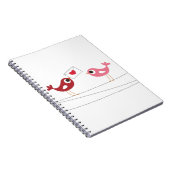 Vogel-Liebe-Karte Notizblock (Rechte Seite)