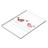 Vogel-Liebe-Karte Notizblock (Linke Seite)