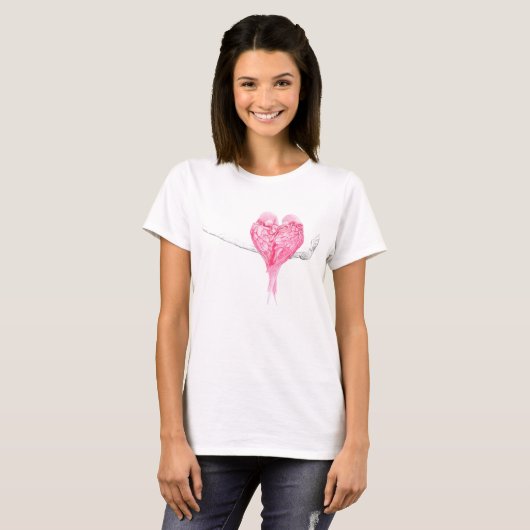Vogel-Liebe T-Shirt (Vorne ganz)
