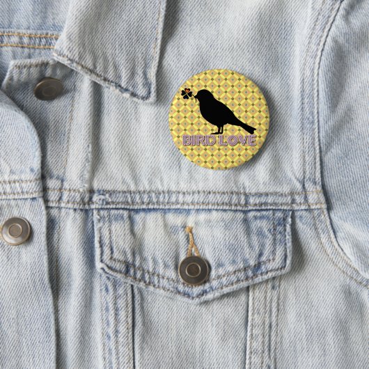 Vogel-Liebe-Unterseite Button (Beispiel)
