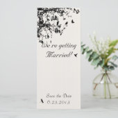 Vögel lieben in Bäumen Einladung (Stehend Vorderseite)