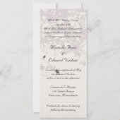 Vögel lieben in Bäumen Einladung (Rückseite)