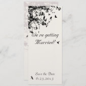 Vögel lieben in Bäumen Einladung (Vorne/Hinten)