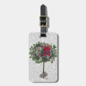 Vögel lieben in einem Baum Gepäckanhänger (Vorderseite vertikal)