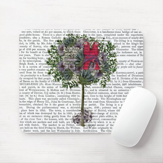 Vögel lieben in einem Baum Mousepad (Mit Mouse)