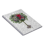 Vögel lieben in einem Baum Notizblock (Rechte Seite)