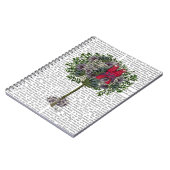 Vögel lieben in einem Baum Notizblock (Linke Seite)