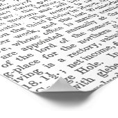 Vögel lieben in einem Baum Poster (Ecke)