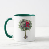 Vögel lieben in einem Baum Tasse (Links)