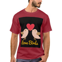 Vögel lieben Männer T - Shirt