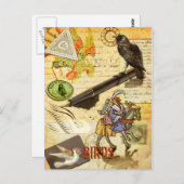 "Vögel" Lungeon Postcard Postkarte (Vorne/Hinten)